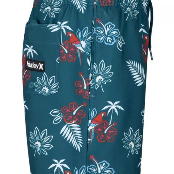 NWT Boys Hurley Punta Rocas Boardshorts XL 20 MSRP $38 Armoured Navy - Picture 3 of 11